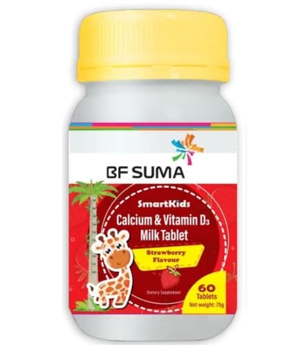 BF Suma Calcium & Vitamin D3 Milk Tablets smart kids product in Uganda